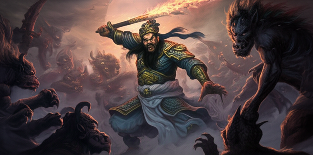 Epic demon-slaying battles