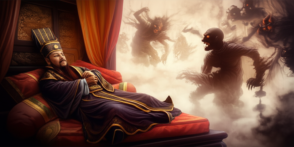 Emperor Xuanzong's prophetic dream of Zhong Kui