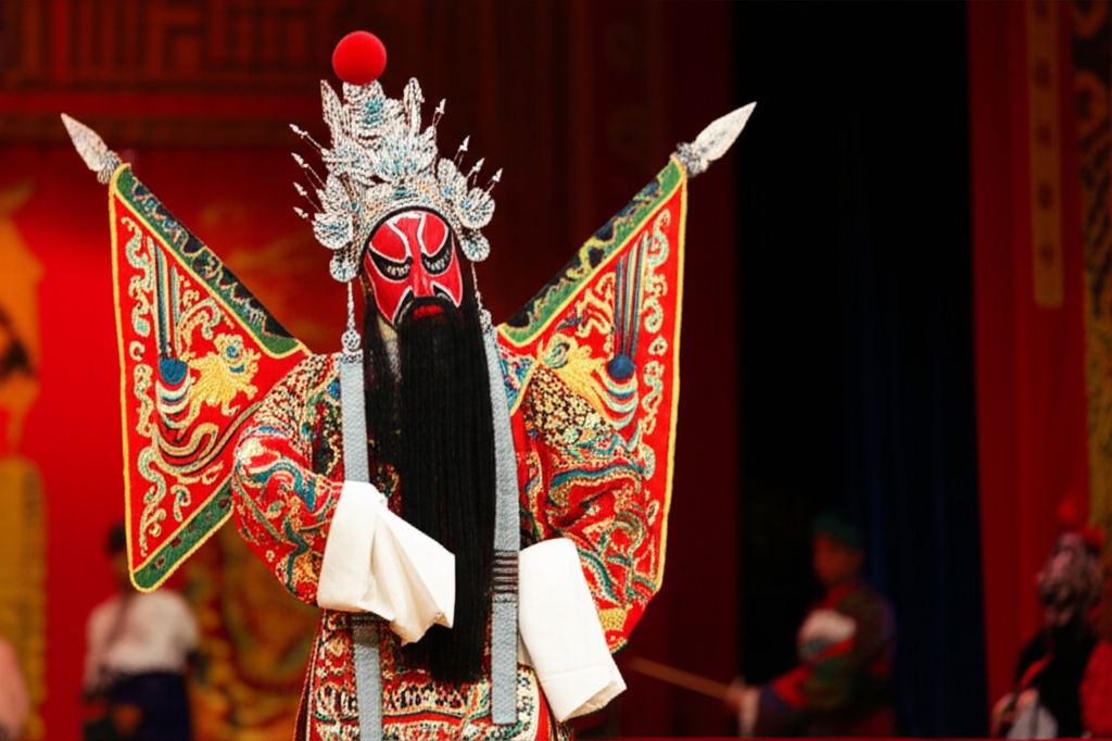 Zhong Kui in traditional Chinese opera performance